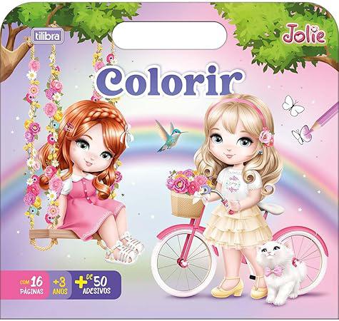 FOLHA P/COLORIR TILIBRA MALETA JOLIE