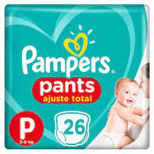 FRALDA PAMPERS PANTS AJUSTE TOTAL P C/26