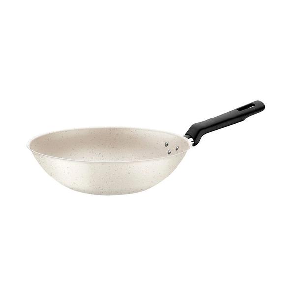 FRIGIDEIRA TRAMONTINA WOK LORETO BEGE 28CM