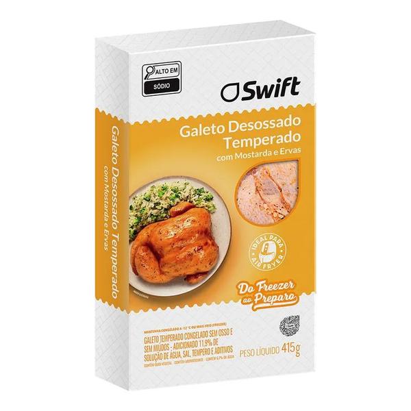 GALETO DESOSSADO TEMPERADO SWIFT 415G