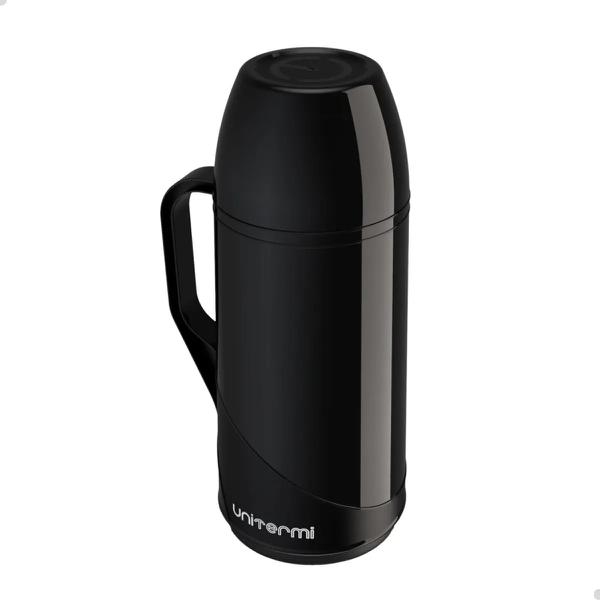 GARRAFA TÉRMICA UNITERM ROMA PRETA 500ML