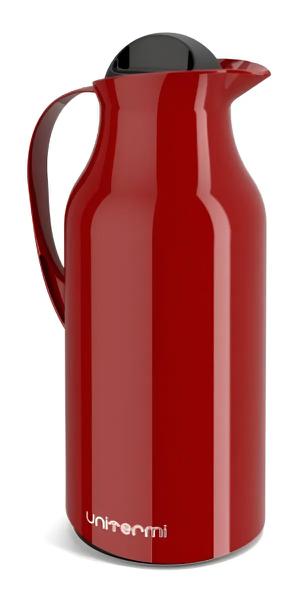 GARRAFA TÉRMICA UNITERM SIENA VERMELHA 750ML