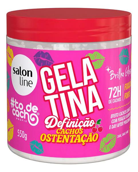 GELATINA SALON LINE #TODECACHO CACHOS OSTENTAÇÃO 550G