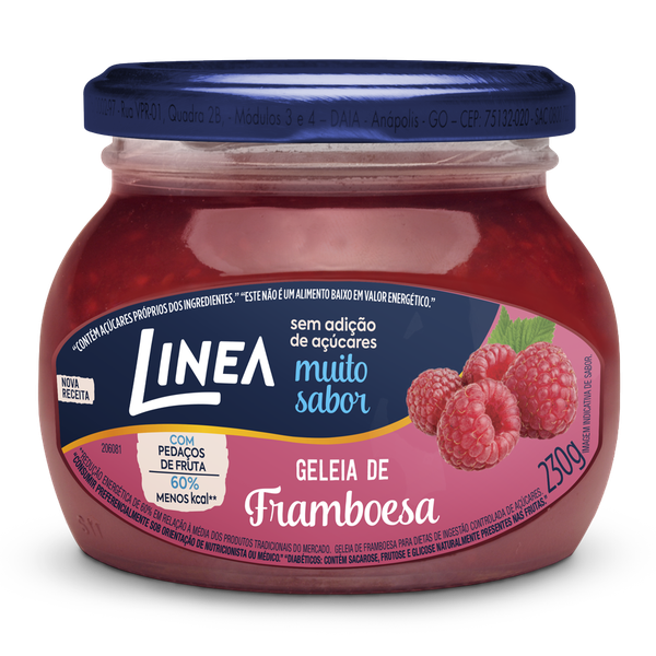 GELEIA ZERO LINEA FRAMBOESA 230G