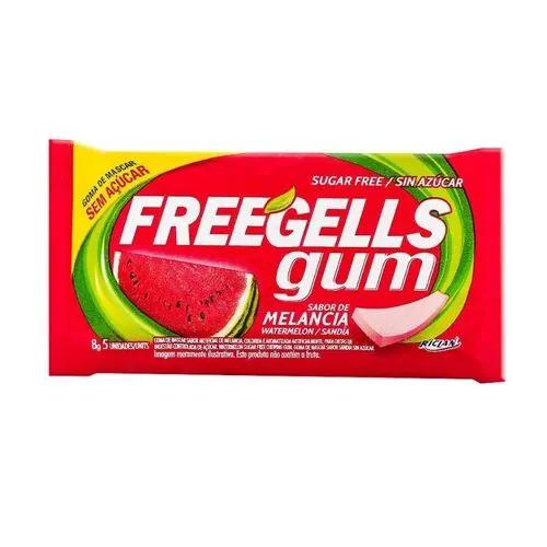 GOMA DE MASCAR FREEGELLS GUM MELANCIA 8G