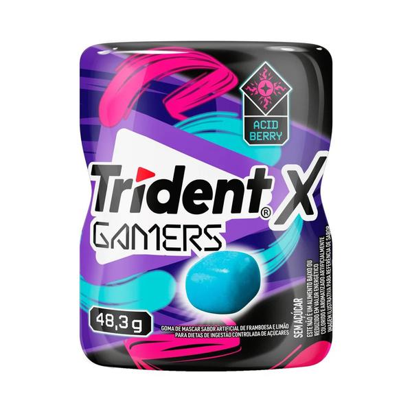 GOMA DE MASCAR TRIDENT XGAMES BERRY 48,3G UN.