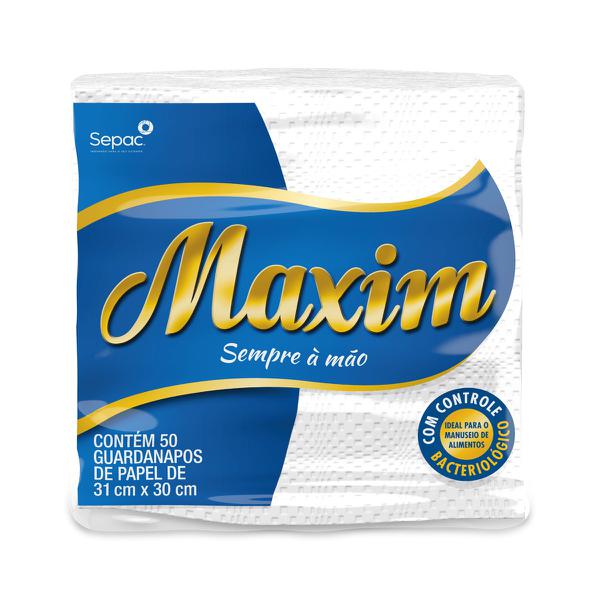 GUARDANAPO MAXIM GRANDE 31X30 C/50 UNIDADES