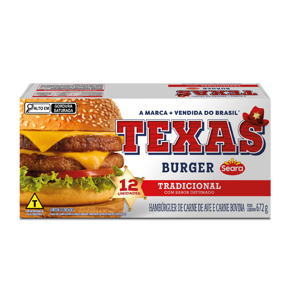 HAMBÚRGUER TEXAS SEARA 672G
