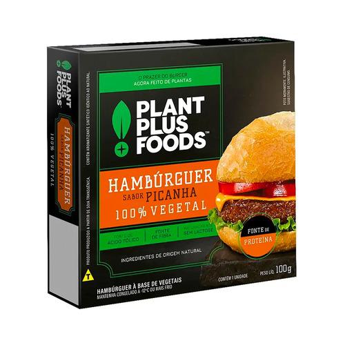 HAMBURG. VEGETAL PLANTPLUS PICANHA 100G