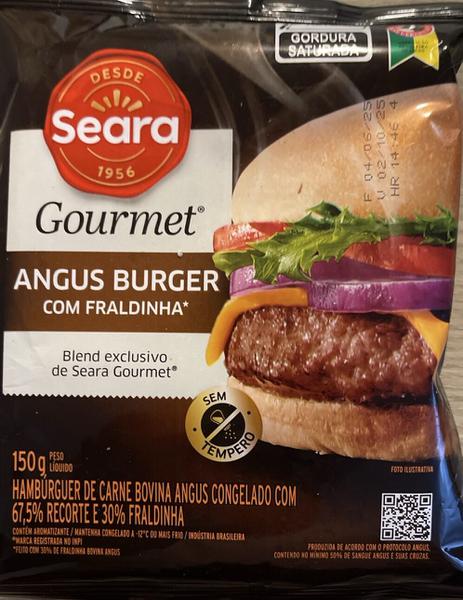 HAMBURGUER ANGUS SEARA FRALDINHA 150G