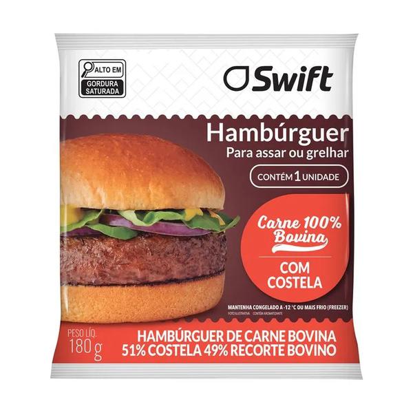 HAMBURGUER DE COSTELA SWIFT 180G