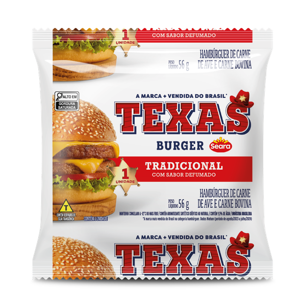 HAMBURGUER TEXAS SEARA 56G