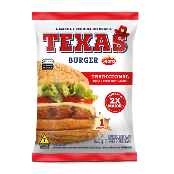 HAMBURGUER TEXAS SEARA TRADICIONAL 112G