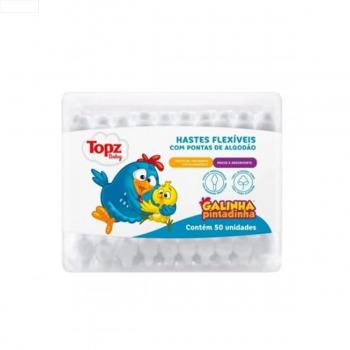 HASTES FLEXIVEIS TOPZ GAL.INHA PINTADINHA C/50 UN