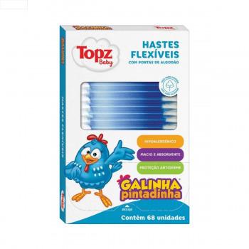 HASTES FLEXÍVEIS TOPZ GAL.INHA PINTADINHA C/68 UN