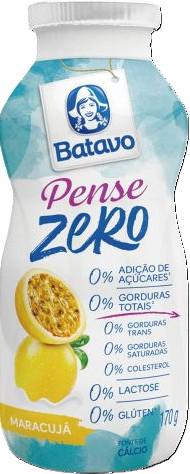 IOGURTE BATAVO PENSE ZERO MARACUJÁ 170G