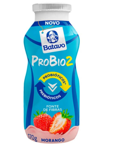 IOGURTE BATAVO PROBIO2 ZERO MORANGO 170G