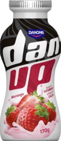 IOGURTE DANONE LÍQUIDO DAN UP MORANGO 170G