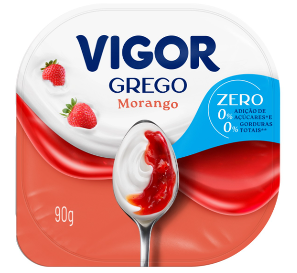 IOGURTE GREGO VIGOR ZERO MORANGO 90G