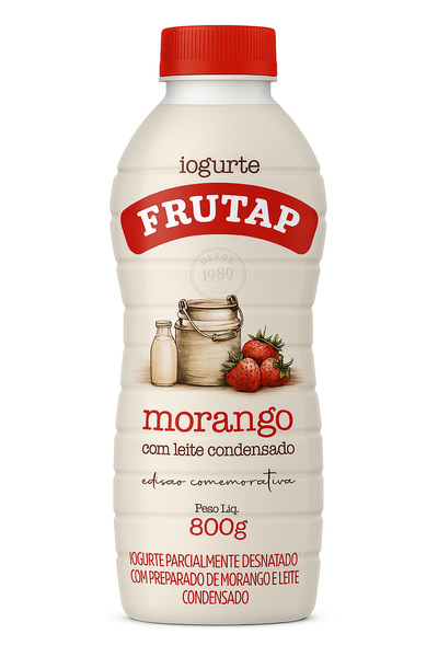 IOGURTE LIQUIDO FRUTAP MORANGO COM LEITE CONDENSADO 800G