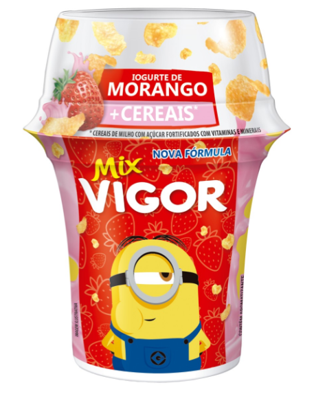 IOGURTE MIX VIGOR MORANGO SUCRILHOS 140G