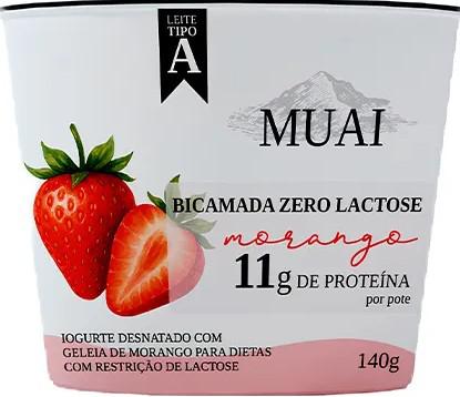 IOGURTE MUAI WHEY 11G MORANGO 140G