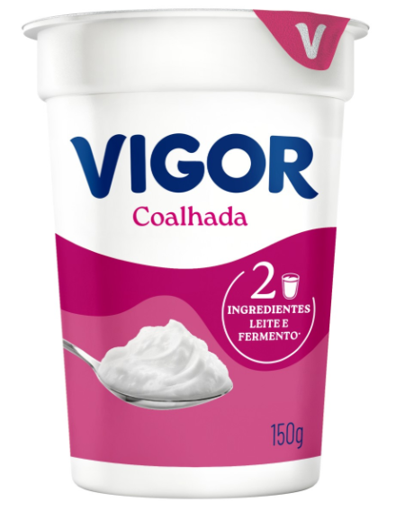 IOGURTE NATURAL VIGOR COALHADA 150G
