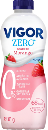 IOGURTE VIGOR LIQUÍDO MORANGO ZERO 800G