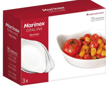 JOGO DE ASSADEIRAS MARINEX OPALINE