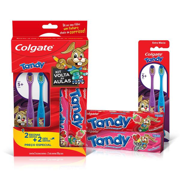 KIT ESCOVA DE DENTE E CREME DENTAL INFANTIL COLGATE TANDY 50G