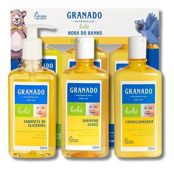 KIT HORA DO BANHO BEBÊ TRADICIONAL GRANADO