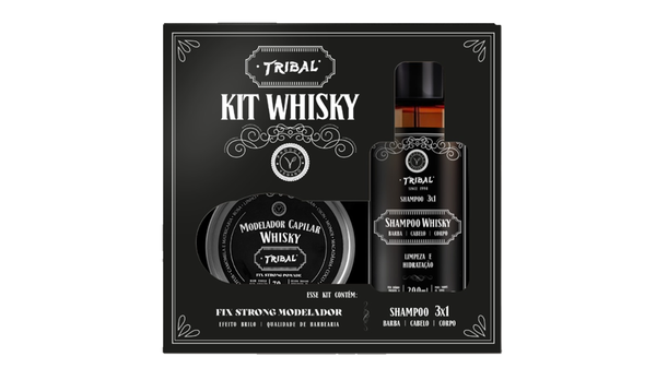KIT KIT SHAMPOO TRIBAL WHISKY 200ML + MODELADOR 70G