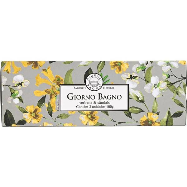 KIT SABONETE GIORNO BAGNO VERBENA E SÂNDALO 3X100G