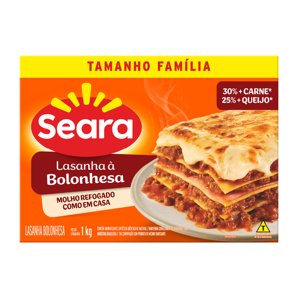 LASANHA BOLONHESA SEARA 1KG