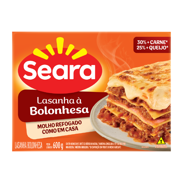 LASANHA SEARA BOLONHESA 600G