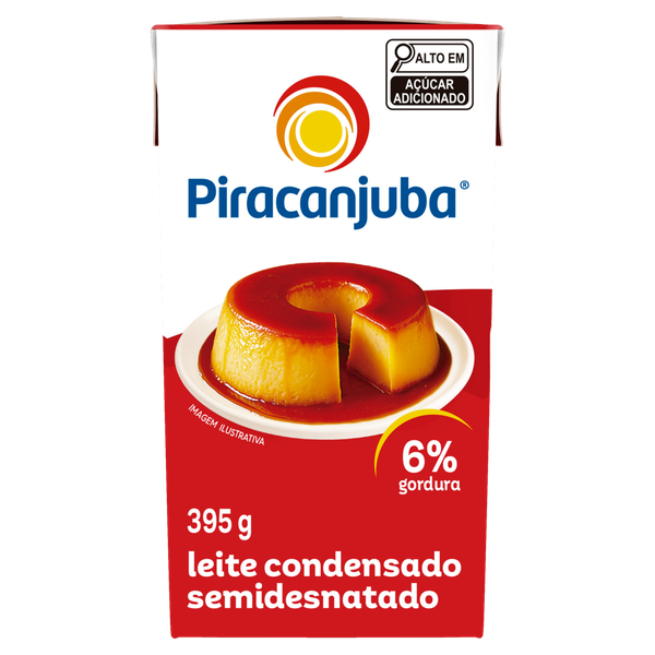 LEITE CONDENSADO SEMIDESNATADO PIRACANJUBA 395G TP