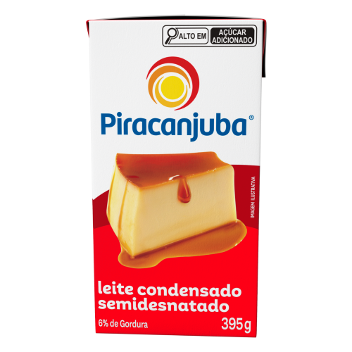 LEITE CONDENSADO SEMIDESNATADO PIRACANJUBA 395G TP