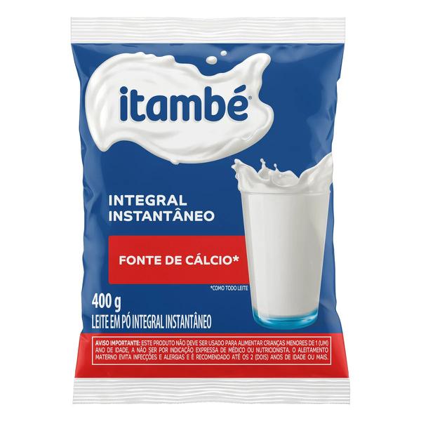 LEITE EM PÓ ITAMBE INTEGRAL INSTANTÂNEO PACOTE 400G
