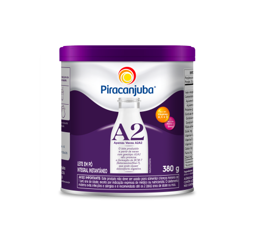LEITE EM PÓ  PIRACANJUBA INTEGRAL INSTANTÂNEO A2 LT.380G