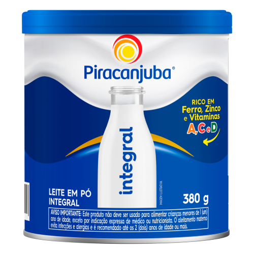 LEITE EM PÓ PIRACANJUBA INTEGRAL LT 380G