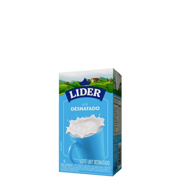 LEITE UHT LIDER DESNATADO 1L