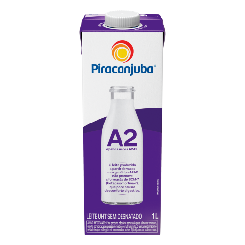 LEITE UHT PIRACANJUBA SEMI A2 1L