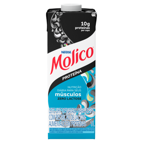 LEITE UHT ZERO LACTOSE MOLICO PROTEÍNA 1L