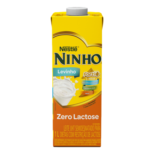 LEITE UHT ZERO LACTOSE SEMI LEVINHO NINHO 1L