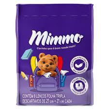 LENÇO DE PAPEL MIMMO FOLHA TRIPLA C/8