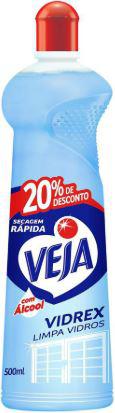 LIMPA VIDRO VEJA VIDREX C/ÁLCOOL 500ML LV+PG-