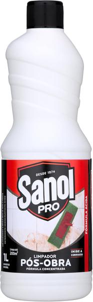 LIMPADOR PÓS OBRA SANOL PRO 1L