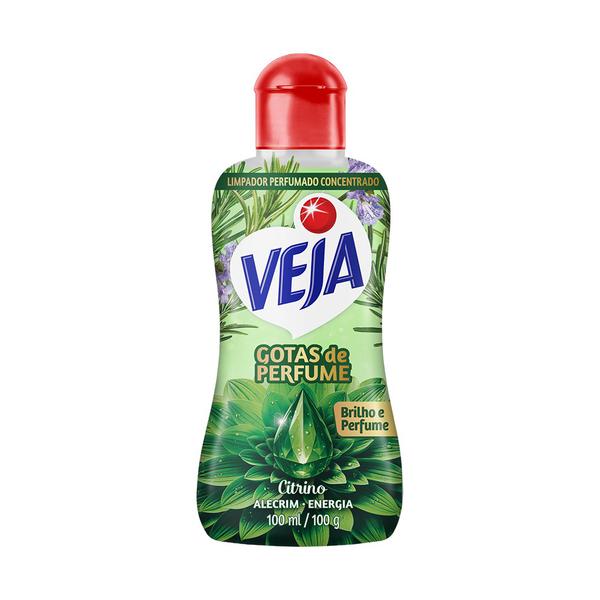 LIMPADOR PERFUMADO VEJA CONCENTRADO CITRINO ALECRIM 100ML
