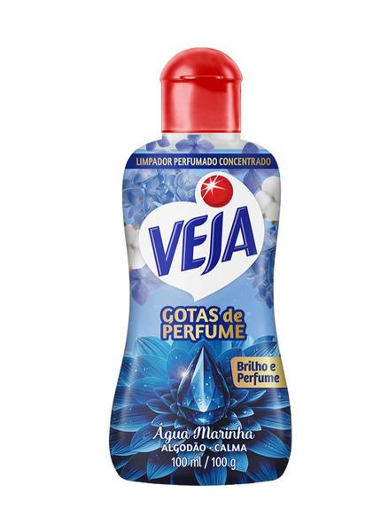 LIMPADOR PERFUMADO VEJA CONCENTRADO ÁGUA MARINHA ALGODÃO 100ML