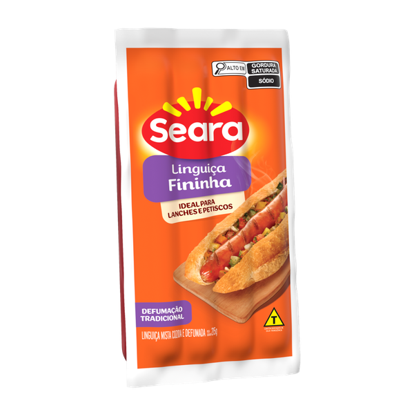 LINGUIÇA FININHA SEARA DEFUMADA 215G